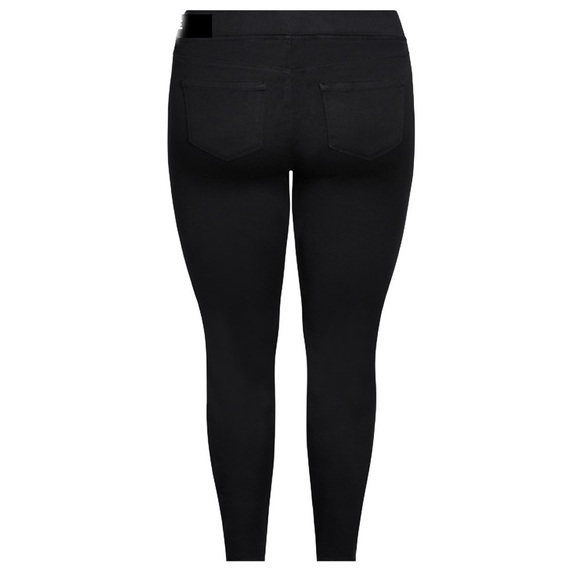 Nwt AVENUE Butter Denim Pull-On Skinny Jean Black Avg (P01) - Picture 3 of 5